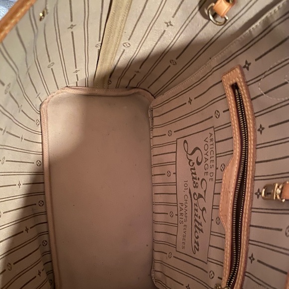 Louis Vuitton VINTAGE MM Neverfull #17737 Classic Monogram Canvas Leather Tote - Picture 8 of 15